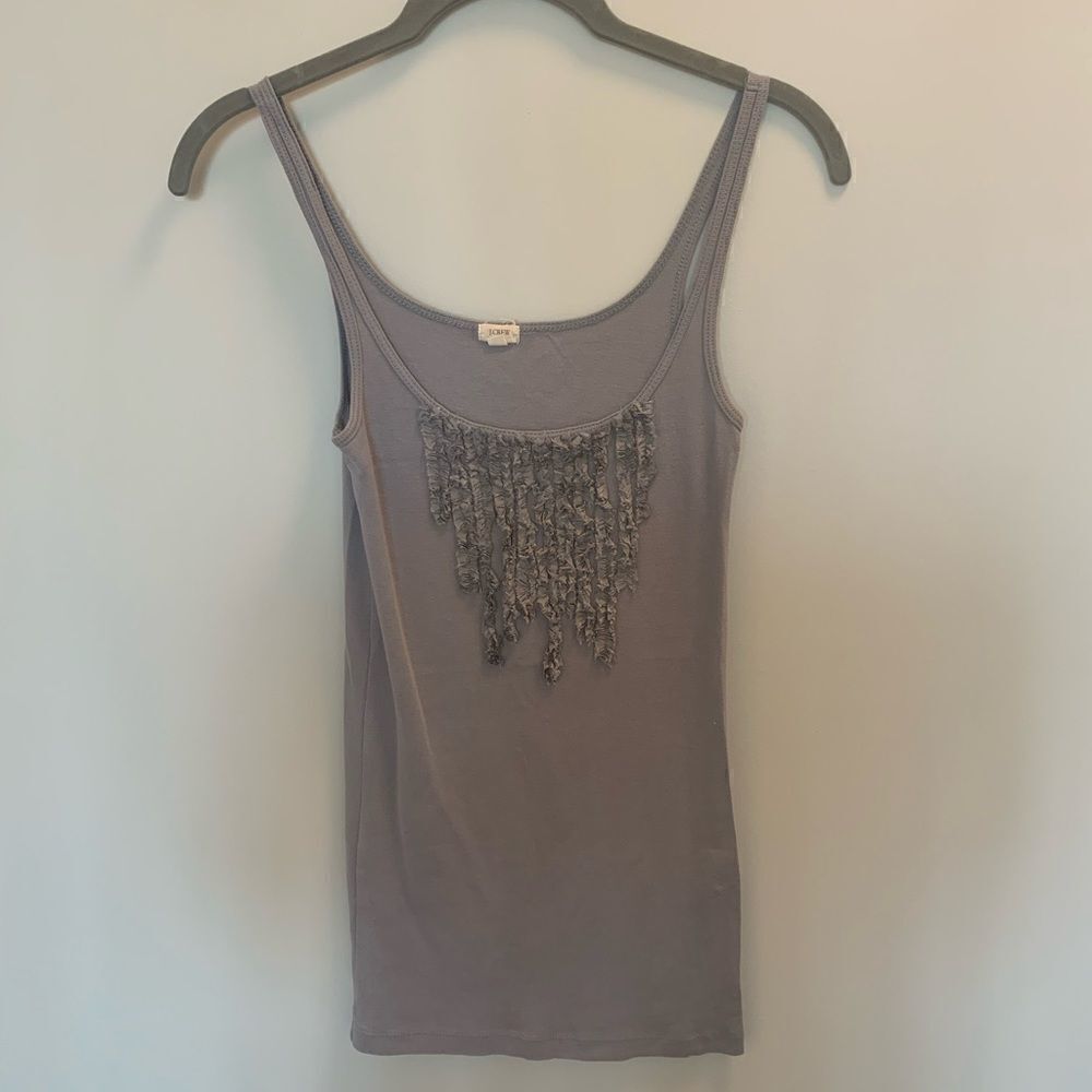 JCrew size small gray tank top